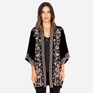 Johnny Was Rosa Velvet Kimono M